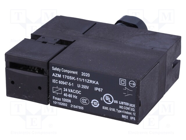 Safety switch: bolting; Series: AZM 170; Contacts: NC x2 + NO x2