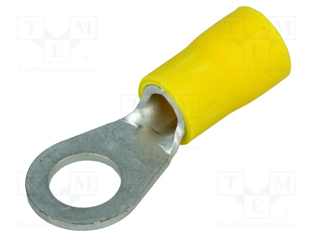 Ring terminal; M6; Ø: 6.5mm; 2.5÷6mm2; crimped; for cable; tinned