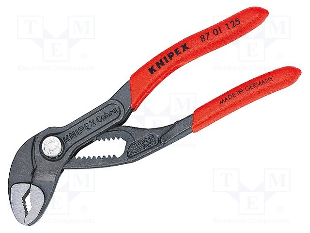 Pliers; Cobra adjustable grip; Pliers len: 125mm