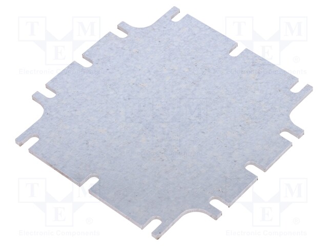 Mounting plate; steel; W: 91mm; L: 91mm; Series: ZP; ZP10510560