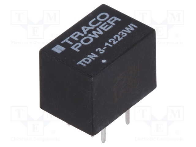 Converter: DC/DC; 3W; Uin: 4.5÷18V; Uout: 15VDC; Uout2: -15VDC; DIP