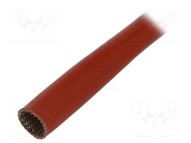 Insulating tube; Mat: glass fibre coated  with silicone rubber