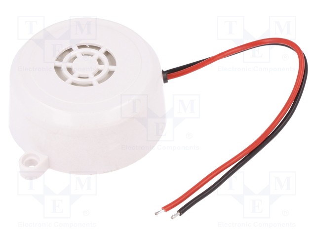 Sound transducer: piezo alarm; 12÷24VDC; Sound level: 100dB