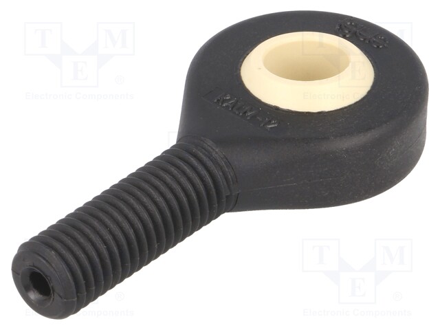 Ball joint; Øhole: 12mm; Thread: M12; Mat: igumid G; Pitch: 1,75