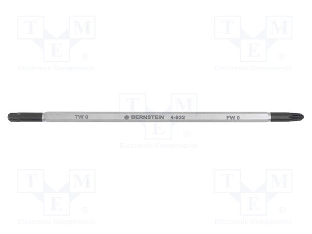 Interchangeable blade; Tri-Wing®; double-sided; FW0,TW0; 120mm