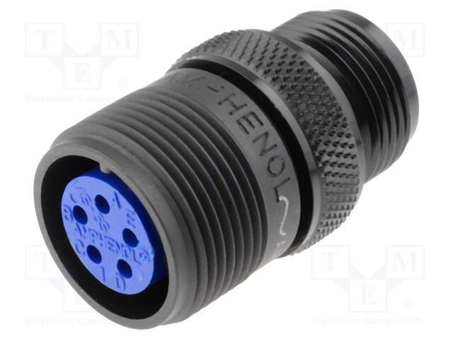 Connector: circular; Series: 97; plug; female; PIN: 5; silver plated