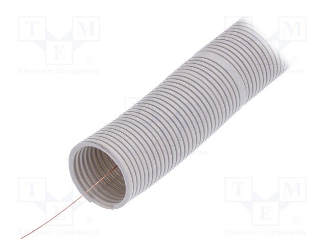 Protective tube; ØBraid : 50mm; grey; L: 25m; -5÷60°C; Øint: 42mm