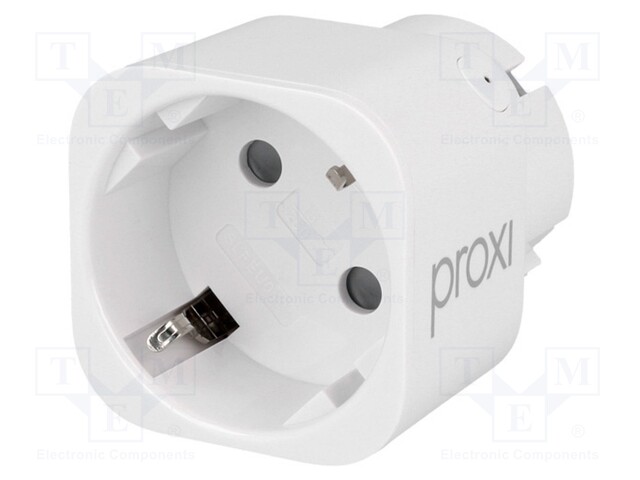 Power socket; PROXI; IP20; 230VAC; plug-in; 0÷35°C; OUT: 1; IN: 1