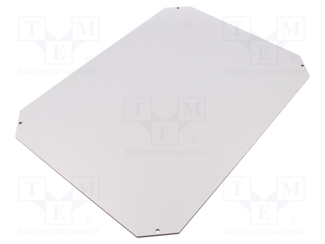 Mounting plate; insulating; W: 376mm; L: 276mm; Series: GEOS; grey