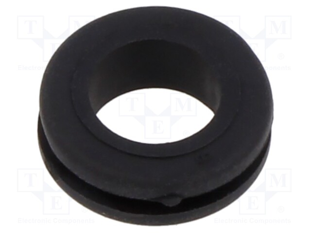 Grommet; black; UL94HB; TPR