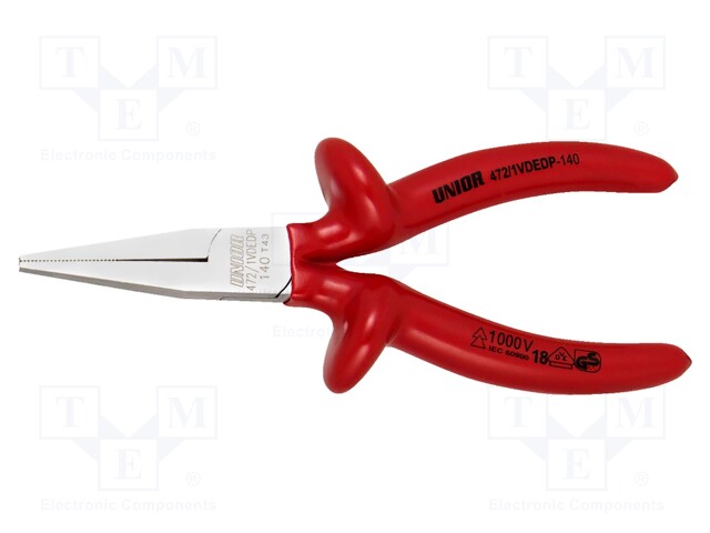 Pliers; insulated,flat; 140mm