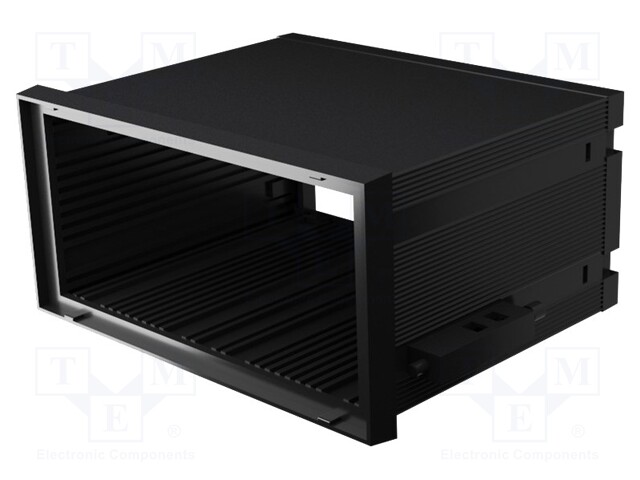 Enclosure: panel; X: 144mm; Y: 72mm; Z: 100mm; ABS + PC,PPO; black