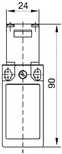 Safety switch: key operated; Series: PSP; Contacts: NC + NO; IP65