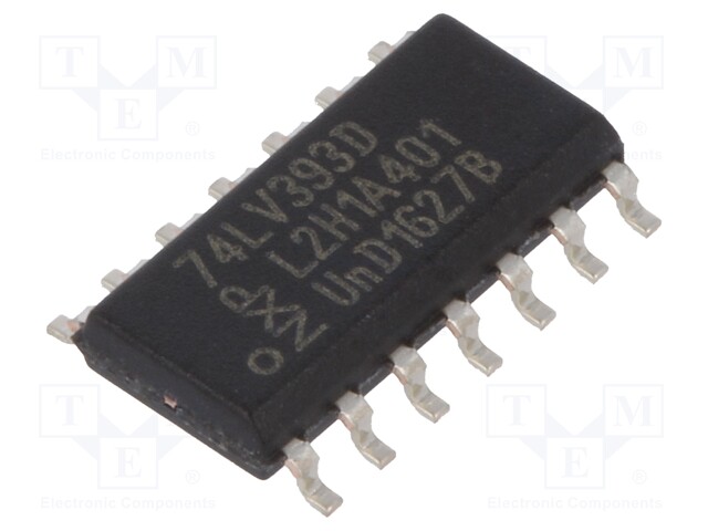 IC: digital; 4bit,binary counter; Channels: 2; Series: LV; SMD; SO14