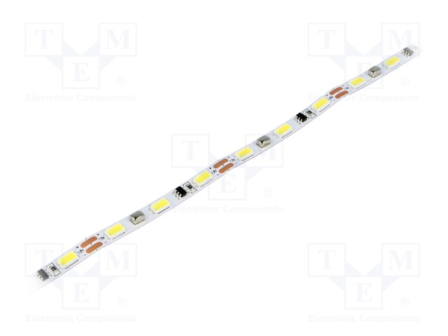 LED tape; white cold; LED/m: 66; SMD; 5630; 12V; W: 5mm; 120°; D: 2.5mm