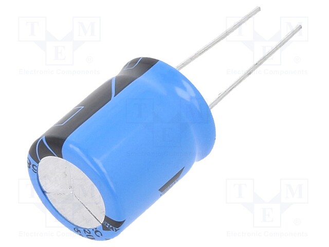 Capacitor: electrolytic; THT; 680uF; 10VDC; ±20%; 2000h; -40÷105°C