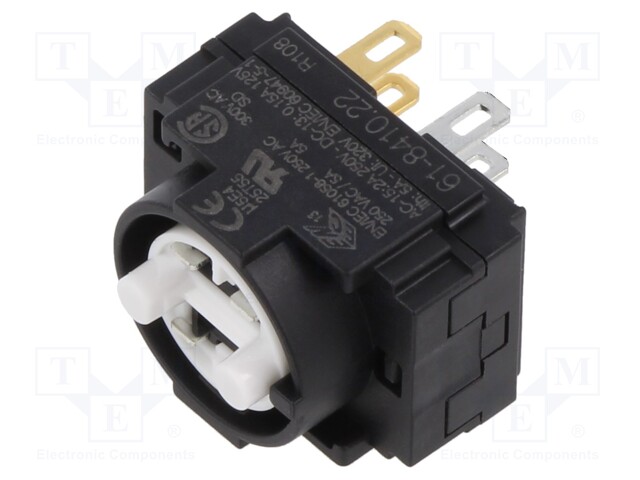 Contact block; 61; -25÷55°C; Leads: connectors; Contacts: NO; 5A