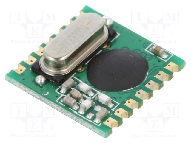 Module: RF; FM transmitter; FSK; 433.92MHz; SPI; 2.2÷5.4VDC; 8dBm