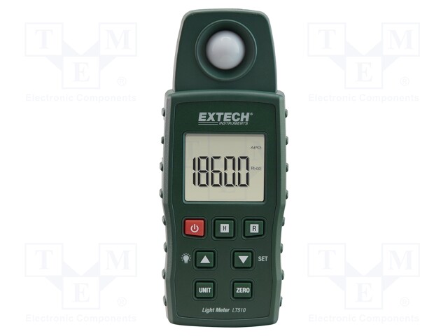 Light meter; LCD; 0,1÷200000lx; 5%; Resol: 1lux; 141x58x25mm; 160g