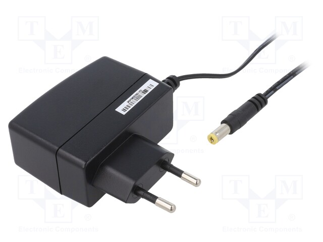 Power supply: switched-mode; voltage source; 9VDC; 1.33A; 12W