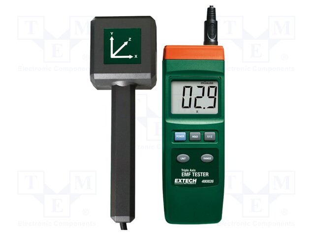 Electric field strength meter; LCD 3,5 digit (1999); 460g