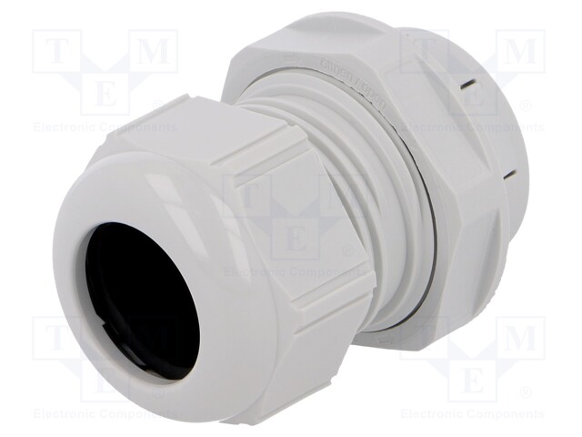 Cable gland; IP68; Mat: polyamide; light grey; push-in