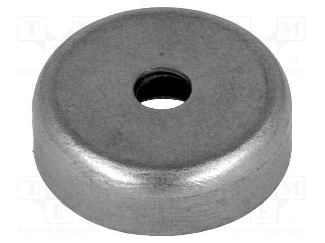 Magnet: permanent; hard ferrite; H: 6mm; 22N; Ø: 20mm