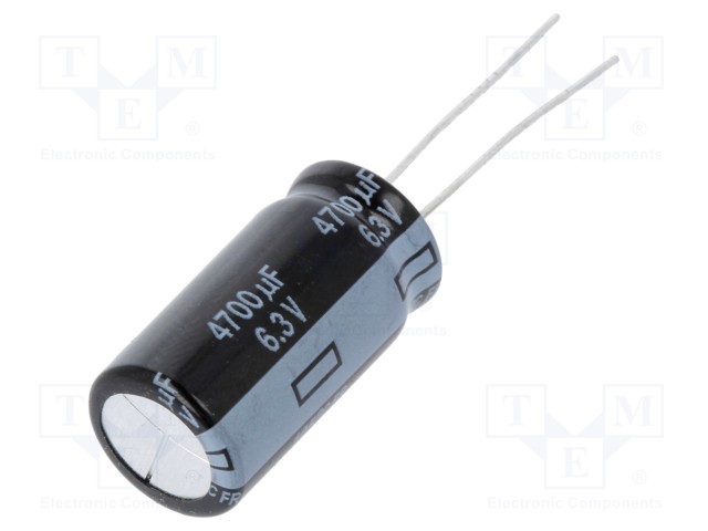 Capacitor: electrolytic; low impedance; THT; 1800uF; 25VDC; ±20%