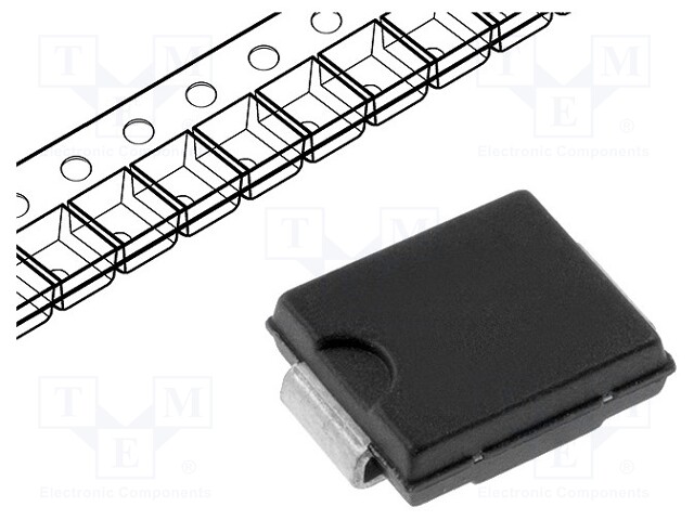 Diode: switching; SMD; 600V; 3A; Package: reel,tape; SMC