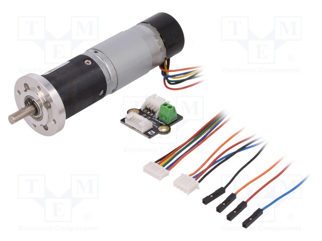 Motor: DC; with encoder,with gearbox; 12VDC; 230mA; 146rpm