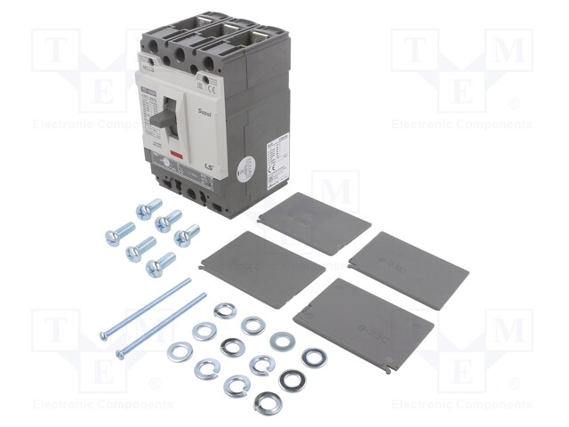 Power breaker; Poles: 3; DIN,on panel; Inom: 80A; SUSOL TD; IP20