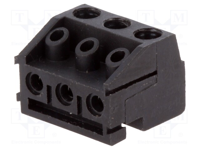 Pluggable terminal block; 5mm; angled 90°; terminal block; 300V