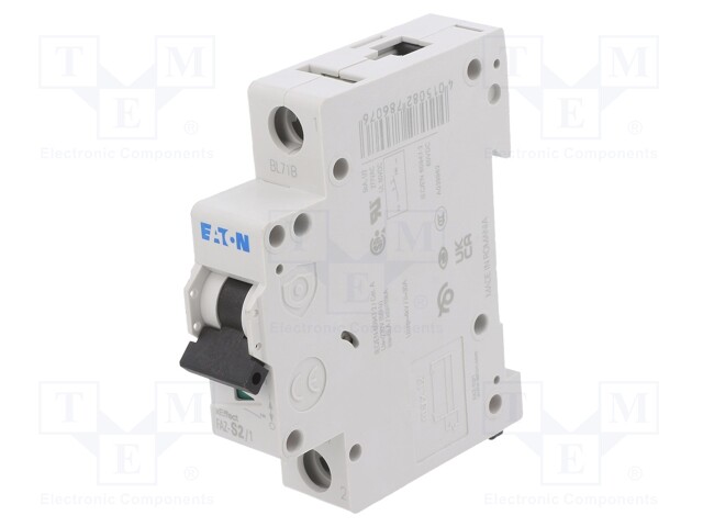 Circuit breaker; 230/400VAC; Inom: 2A; Poles: 1; DIN; Charact: S