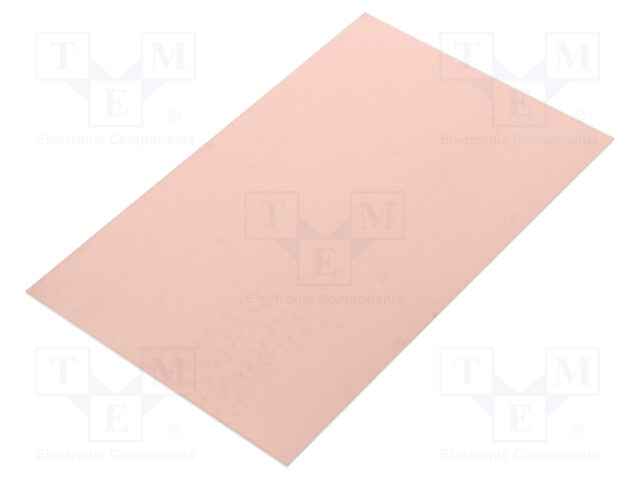 Laminate; CEM3; 1.5mm; L: 100mm; W: 160mm; Coating: copper