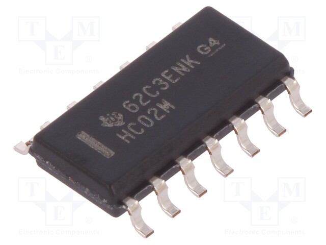 IC: digital; NOR; Channels: 4; IN: 2; CMOS; SMD; Series: HC; 2÷6VDC