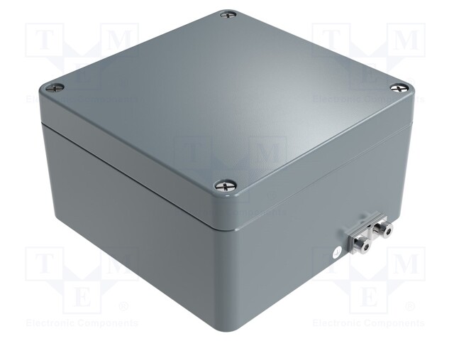 Enclosure: multipurpose; X: 160mm; Y: 160mm; Z: 91mm; aluminium; IP66