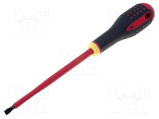 Screwdriver; insulated; slot; 6,5x1,2mm; Blade length: 150mm