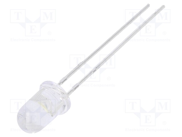 LED; 5mm; white cold; 11250÷18000mcd; 20°; 20mA; 2.8÷3.6V