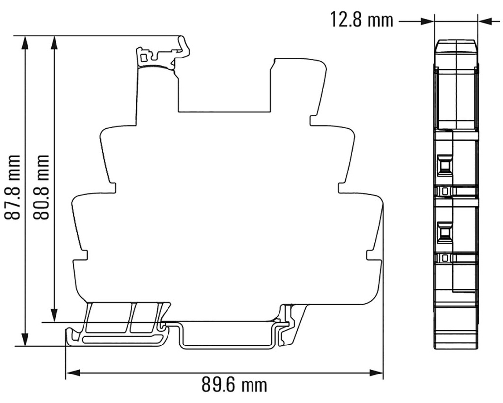 Socket; 10A; DIN; Leads: screw terminals; -40÷60°C; max.250VAC