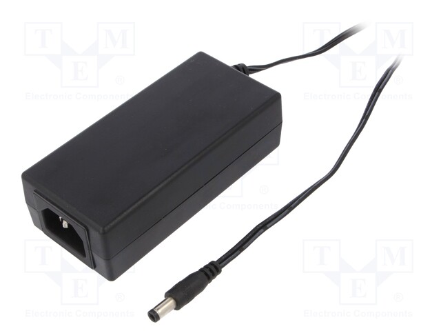 Power supply: switched-mode; 12VDC; 2.7A; Out: 5,5/2,5; 65W; 0÷40°C