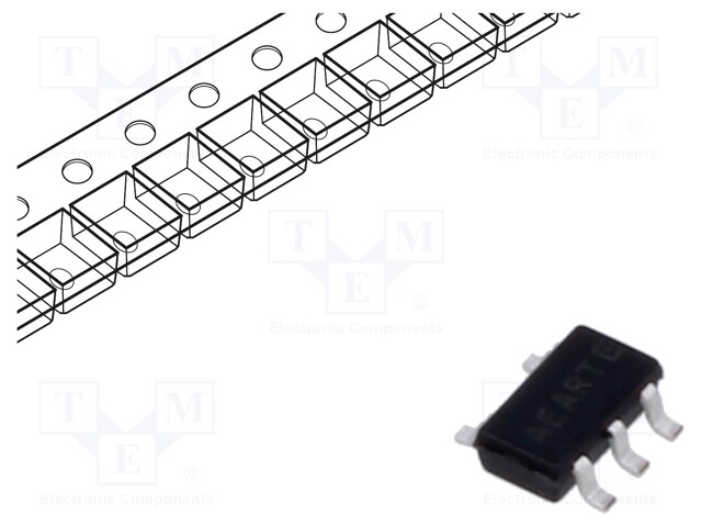 Operational amplifier; 3.2MHz; Channels: 1; TSOP5; IB: 1.5nA