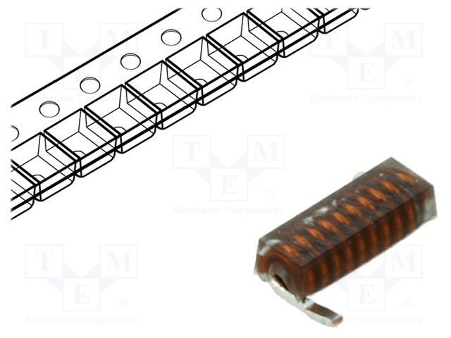 Air coil; SMD; 1340; 12.55nH; 1.6A; 14mΩ