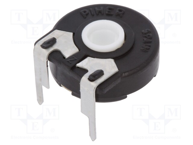 Potentiometer: mounting; single turn,horizontal; 50kΩ; 250mW