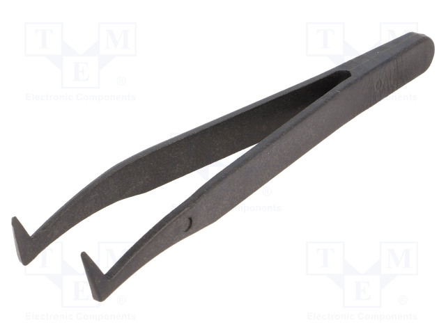 Tweezers; non-magnetic; Tip width: 1.3mm; Blade tip shape: sharp