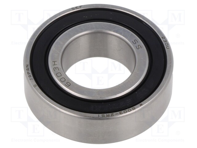 Bearing: single row deep groove ball; Øint: 17mm; Øout: 35mm