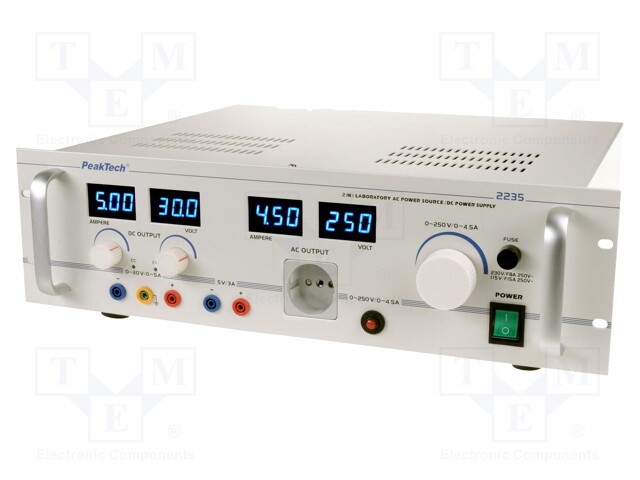 Power supply: programmable laboratory; AC/DC,multi-channel