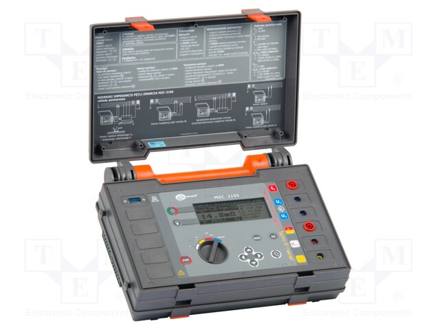 Meter: short circuit loop impedance; LCD,with a backlit; IP20