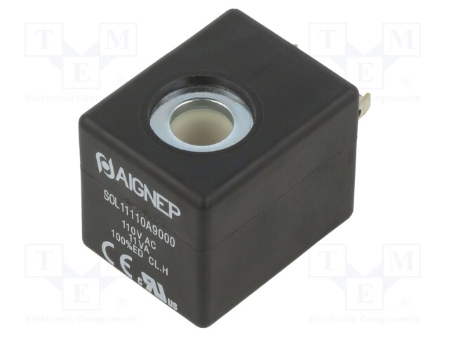 Coil for solenoid valve; IP65; 115VAC; 11VA