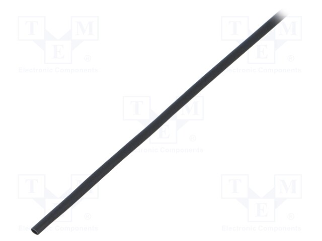 Heat shrink sleeve; flexible; 2: 1; 1.2mm; L: 10m; black