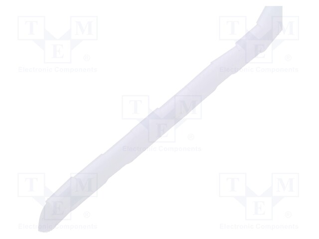 Spiral wrapping; ØBundle : 16mm; white; L: 10m; Features: flexible